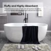 Bath Towels Pack of 2, (27 x 54 Inches) Microfiber Ultra Soft Highly Absorbent Bath Towel Set, Lightweight and Quick Drying Towels for Body, Sport