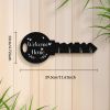 8pcs [Vintage Wooden Key Hook] Welcome Home Wall Decoration Hook for Farmhouse Country Home, Halloween, Thanksgiving, Christmas, Home Decor