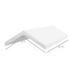 19.7' x 9.7' Carport Replacement Canopy UV Resistant Garage Car Cover with Ball Bungee Cords White