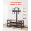 48" TV Stand with Mount for up to 75 in TVs, Entertainment Center with Power Outlet