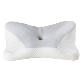 Cervical Neck Pillow, Cooling Ergonomic Memory Foam Pillows  Dual Height Orthopedic Support Contour Pillow For Side (Option: KGrey)