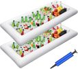 Inflatable Serving Bars Ice Buffet Salad Serving Trays Food Drink Holder Cooler Containers Indoor Outdoor BBQ Picnic Pool Party Supplies Luau Cooler w
