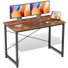 Computer Office Desk for Small Spaces, Writing Gaming Work Desk Modern Kids Study Table with Storage Bag & Headphone Hook