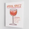 Recipe Aperol Spritz Canvas Print or Poster