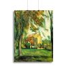 The Pond of the Jas de Bouffan in Winter by Cezanne Canvas Print or Poster