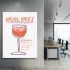 Recipe Aperol Spritz Canvas Print or Poster