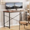Computer Office Desk for Small Spaces, Writing Gaming Work Desk Modern Kids Study Table with Storage Bag & Headphone Hook