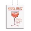Recipe Aperol Spritz Canvas Print or Poster