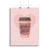 Love you a Latte Canvas Print or Poster