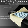 Gaming Chair with Pocket Spring Cushion and Footrest, Ergonomic Computer Chair for Adults, Breathable PU Leather Game Chair