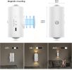 LED Motion Sensor Night Light, 7 Colors Rechargeable Battery Stair Light, Wireless Magnetic Wall Lamp, Cordless LED Wall Night Lights for Steps