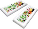 Inflatable Serving Bars Ice Buffet Salad Serving Trays Food Drink Holder Cooler Containers Indoor Outdoor BBQ Picnic Pool Party Supplies Luau Cooler w