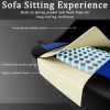 Gaming Chair with Pocket Spring Cushion and Footrest, Ergonomic Computer Chair for Adults, Breathable PU Leather Game Chair