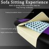 Gaming Chair with Pocket Spring Cushion and Footrest, Ergonomic Computer Chair for Adults, Breathable PU Leather Game Chair