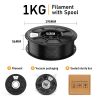 PLA Filament 10 Pack Set, 1.75mm Multicolor Assorted 3D Printer Filament, Smooth And Easy Printing Material For DIY Crafts, Models, Prototyping