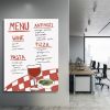 Italian Menu Canvas Print or Poster