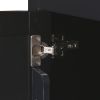Kitchen Cart with Rubber wood Drop-Leaf Countertop ,Cabinet door internal storage racks